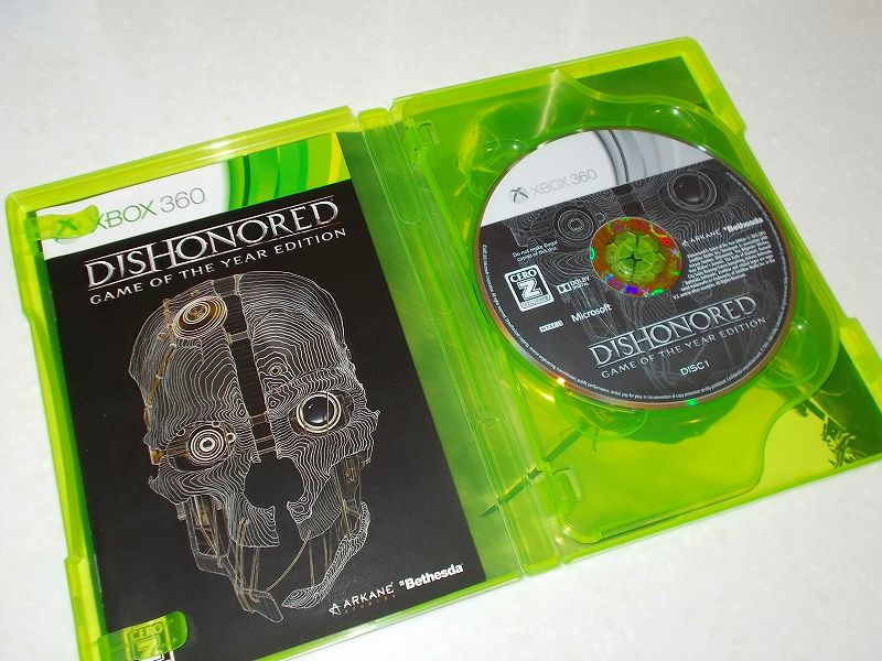 東芝サムスン製 DVD ドライブ TS-H352D の SH-D162D 化メモ、DVD ドライブ SH-D162D と Xbox Backup Creator で Xbox 360（XGD2）ディスクダンプ結果、DISHONORED GAME OF THE YEAR EDITION（Xbox 360） DISC 1