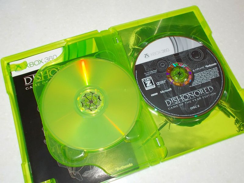 東芝サムスン製 DVD ドライブ TS-H352D の SH-D162D 化メモ、DVD ドライブ SH-D162D と Xbox Backup Creator で Xbox 360（XGD2）ディスクダンプ結果、DISHONORED GAME OF THE YEAR EDITION（Xbox 360） DISC 2