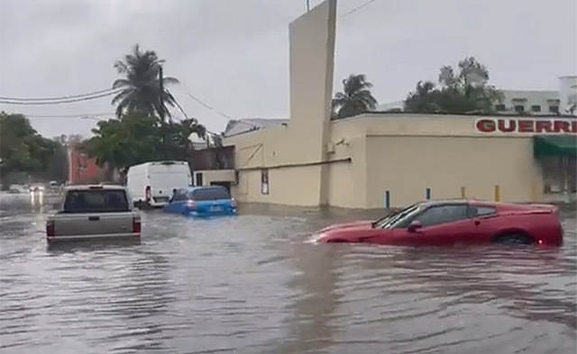 マイアミ洪水被害コルベット 2022-6-6