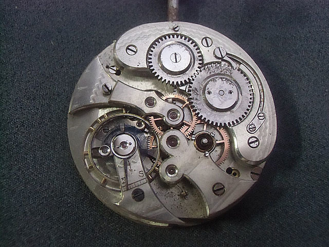 9-21型機械時計側