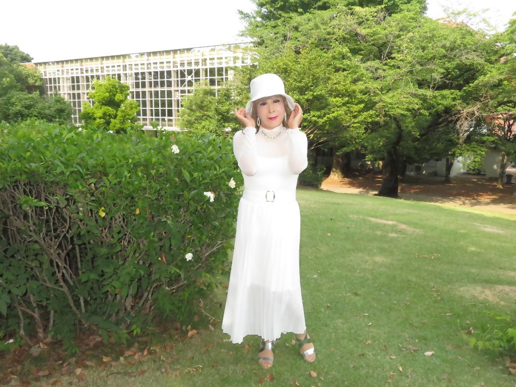 シースルートップス白スカート帽子B(3)