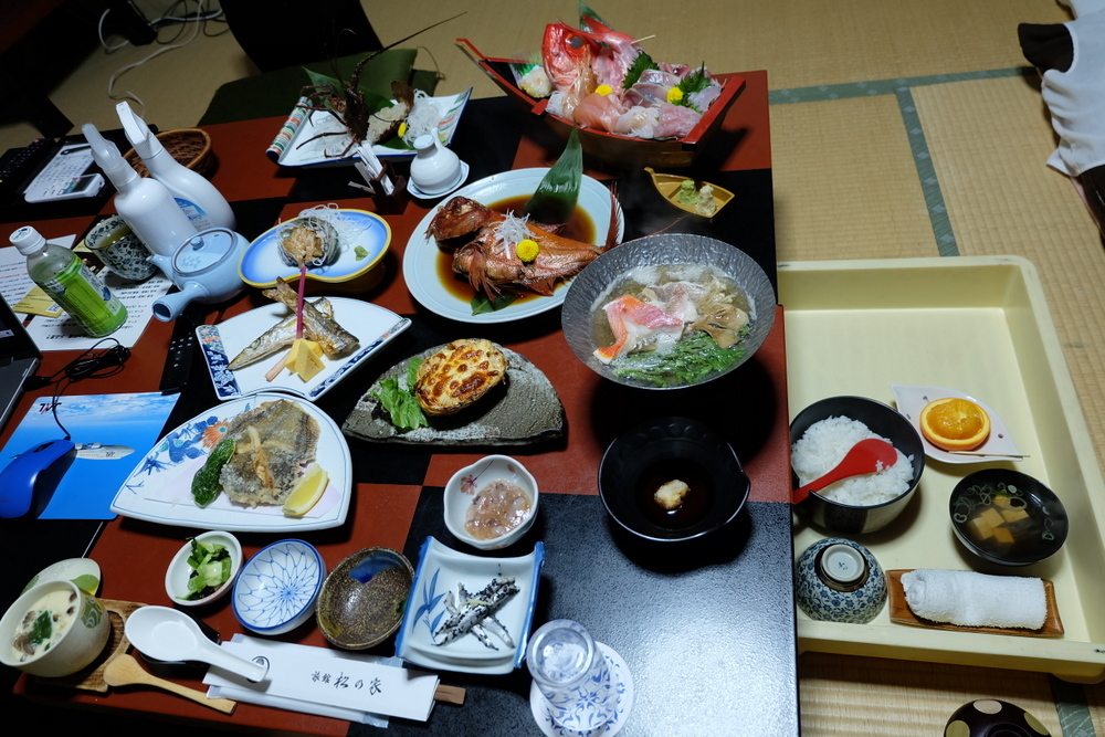 2022-04-19 旅館松の家 夕食 01