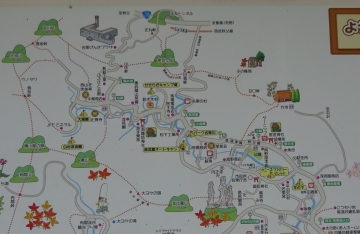 名栗観光案内図