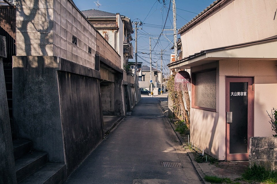 田中町の小路