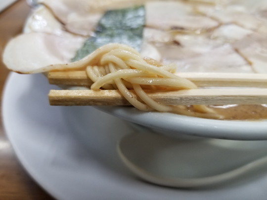 チャーシューメンの麺