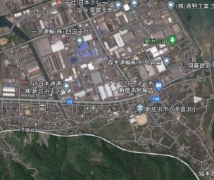 新駅候補地1(多喜浜～関川)