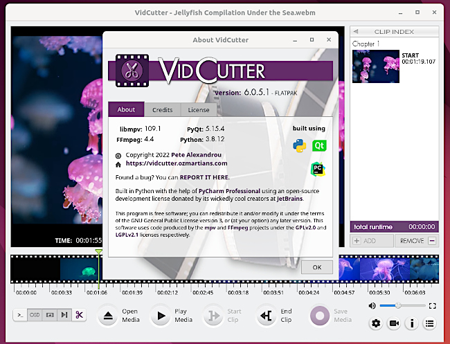 VidCutter Ubuntu 22.04